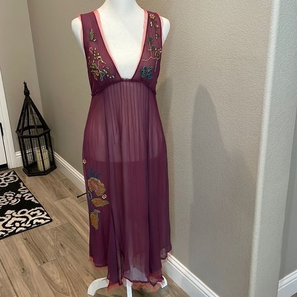 Kimchi and Blue by Urban Outfitters Silk Dress - Picture 2 of 7